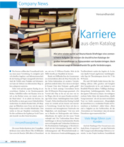 Karriere aus dem Katalog?